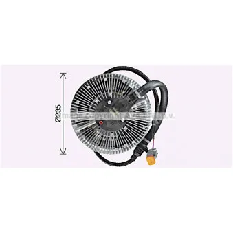 Embrayage, ventilateur de radiateur AVA QUALITY COOLING REC135