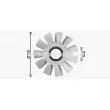 Roue du souffleur, refroidissementdu moteur AVA QUALITY COOLING SCB089 - Visuel 1