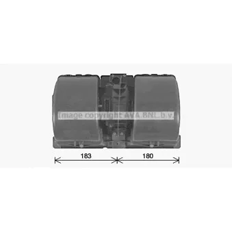 Moteur électrique, pulseur d'air habitacle AVA QUALITY COOLING SC8088