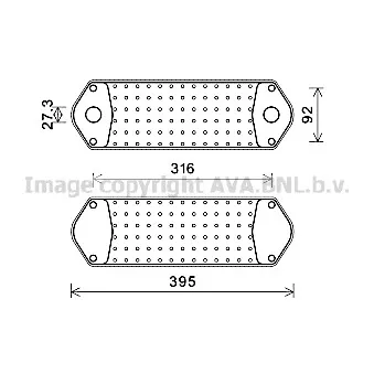 Radiateur d'huile AVA QUALITY COOLING