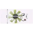 Ventilateur, refroidissement du moteur AVA QUALITY COOLING REF137 - Visuel 1