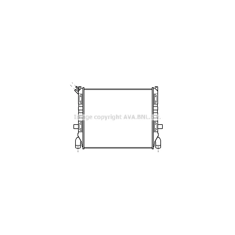 Radiateur, refroidissement du moteur AVA QUALITY COOLING SC2002