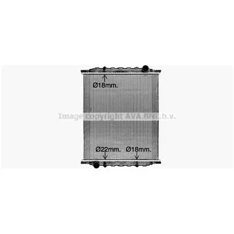 Radiateur, refroidissement du moteur AVA QUALITY COOLING MN2058N