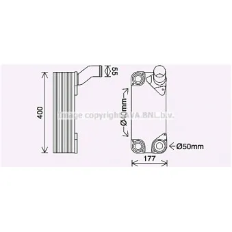 radiateur d'huile, retardateur AVA QUALITY COOLING