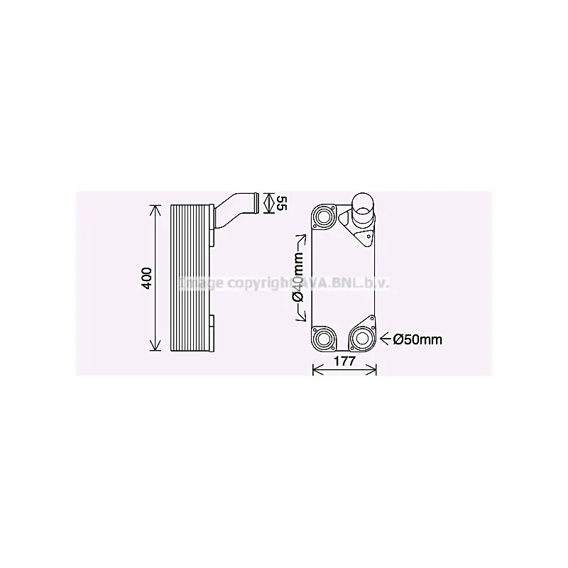 radiateur d'huile, retardateur AVA QUALITY COOLING MN3101