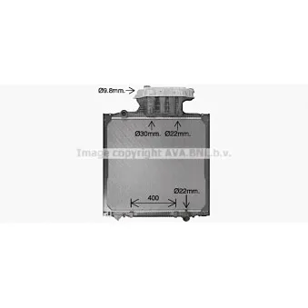 Radiateur, refroidissement du moteur AVA QUALITY COOLING