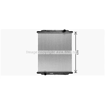 Radiateur, refroidissement du moteur AVA QUALITY COOLING MN2108