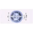 Embrayage, ventilateur de radiateur AVA QUALITY COOLING MNC104 - Visuel 2