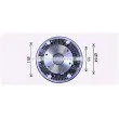 Embrayage, ventilateur de radiateur AVA QUALITY COOLING MNC102 - Visuel 2