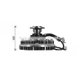 Embrayage, ventilateur de radiateur AVA QUALITY COOLING MNC128 - Visuel 3