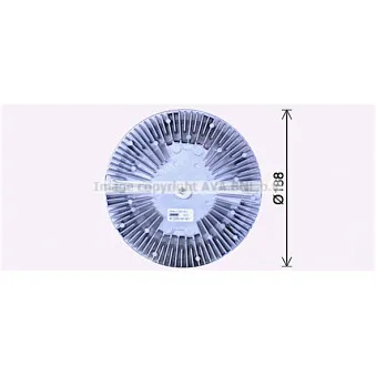 Embrayage, ventilateur de radiateur AVA QUALITY COOLING MNC068