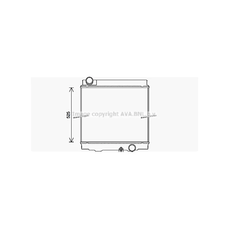Radiateur, refroidissement du moteur AVA QUALITY COOLING MT2271
