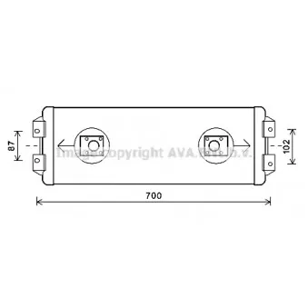 Radiateur d'huile AVA QUALITY COOLING