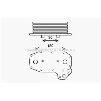 Radiateur d'huile AVA QUALITY COOLING