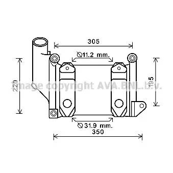 radiateur d'huile, retardateur AVA QUALITY COOLING