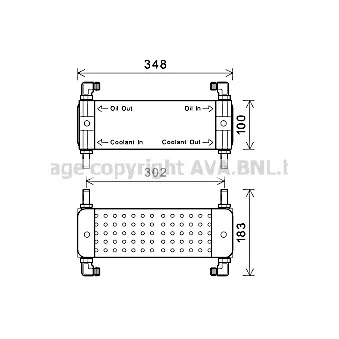Radiateur d'huile AVA QUALITY COOLING