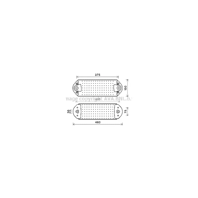 Radiateur d'huile AVA QUALITY COOLING VL3078