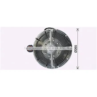 Embrayage, ventilateur de radiateur AVA QUALITY COOLING VLC108