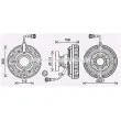 Embrayage, ventilateur de radiateur AVA QUALITY COOLING VLC093 - Visuel 1