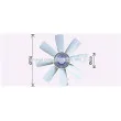 Ventilateur, refroidissement du moteur AVA QUALITY COOLING VLF066 - Visuel 1
