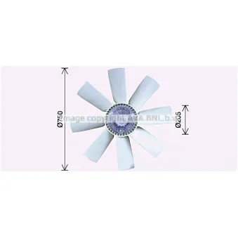 Ventilateur, refroidissement du moteur AVA QUALITY COOLING VLF066