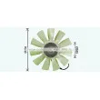 Ventilateur, refroidissement du moteur AVA QUALITY COOLING SCF087 - Visuel 1