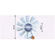 Ventilateur, refroidissement du moteur AVA QUALITY COOLING SCF057 - Visuel 1