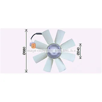 Ventilateur, refroidissement du moteur AVA QUALITY COOLING SCF065