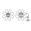 Ventilateur, refroidissement du moteur AVA QUALITY COOLING SCF042 - Visuel 1