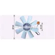 Ventilateur, refroidissement du moteur AVA QUALITY COOLING SCF042 - Visuel 2