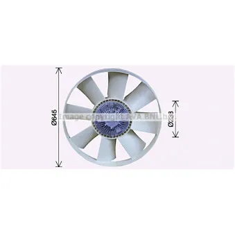 Ventilateur, refroidissement du moteur AVA QUALITY COOLING IVF142