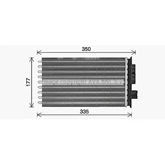 Système de chauffage AVA QUALITY COOLING IV6164
