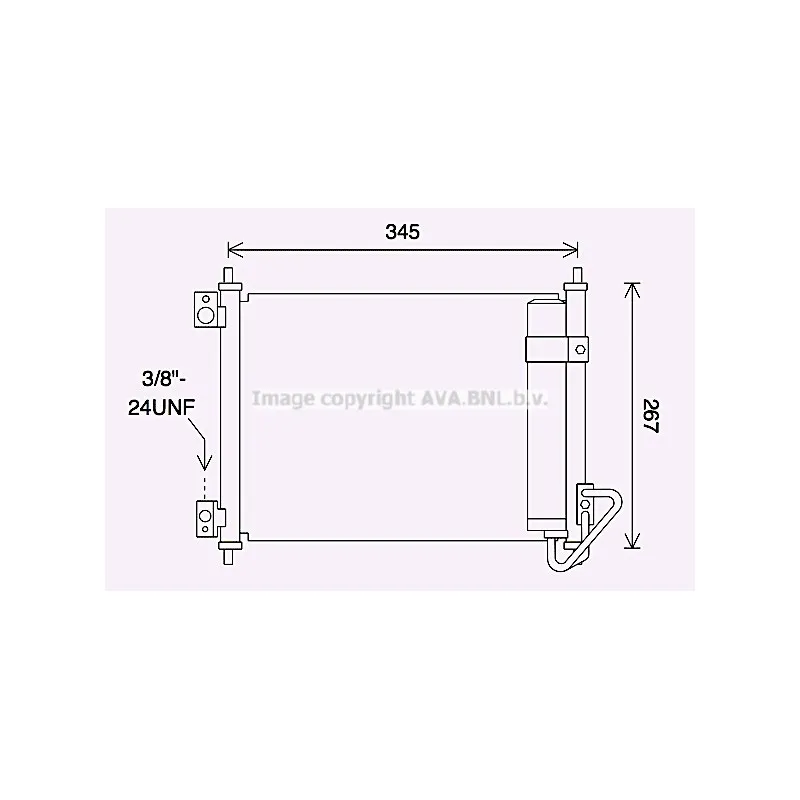 Condenseur, climatisation AVA QUALITY COOLING DN5432D