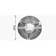 Embrayage, ventilateur de radiateur AVA QUALITY COOLING DFC091 - Visuel 1