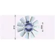 Ventilateur, refroidissement du moteur AVA QUALITY COOLING DFF083 - Visuel 1