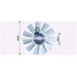 Ventilateur, refroidissement du moteur AVA QUALITY COOLING DFF059 - Visuel 1