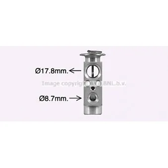 Détendeur, climatisation AVA QUALITY COOLING DF1095