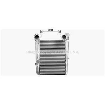 Intercooler, échangeur AVA QUALITY COOLING DF4086