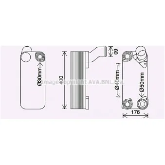 radiateur d'huile, retardateur AVA QUALITY COOLING