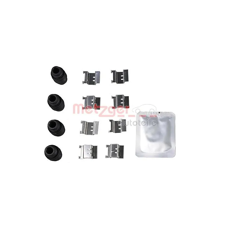 Kit d'accessoires, plaquette de frein à disque METZGER 109-1877