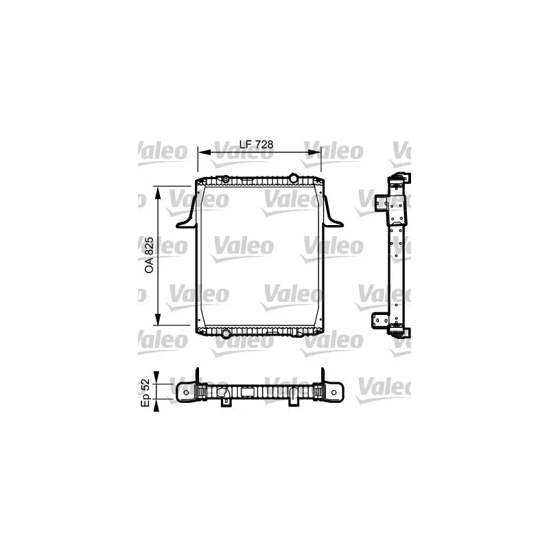 Radiateur, refroidissement du moteur VALEO 732329