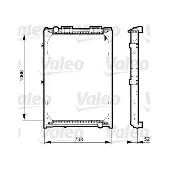 Radiateur, refroidissement du moteur VALEO