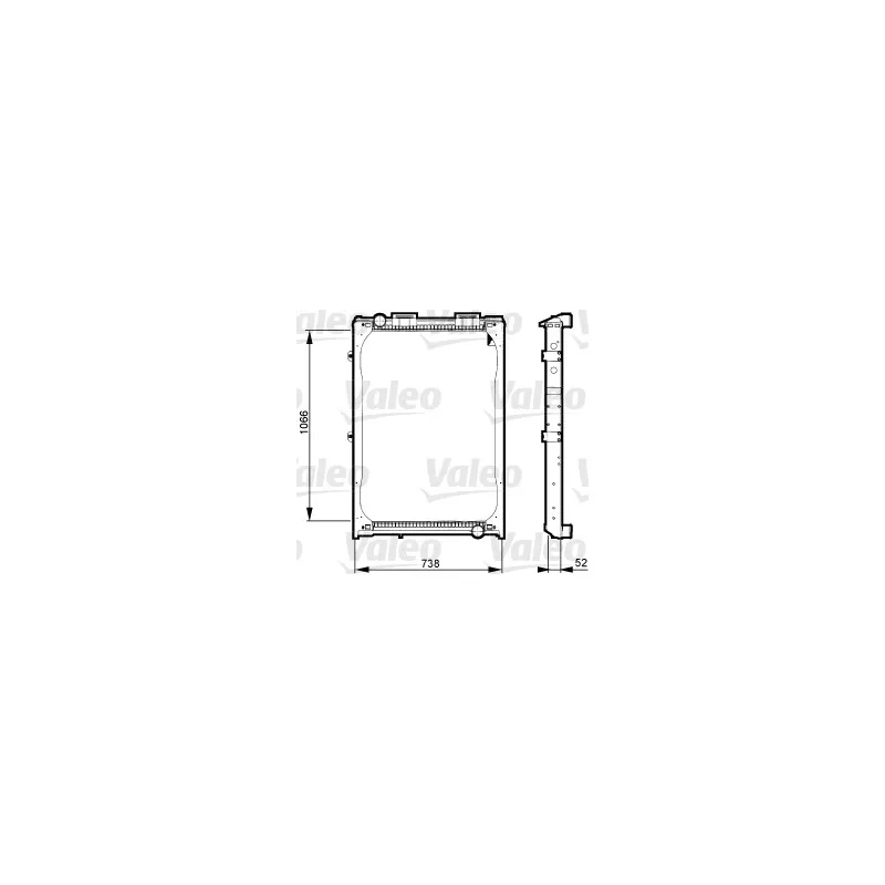 Radiateur, refroidissement du moteur VALEO 732972