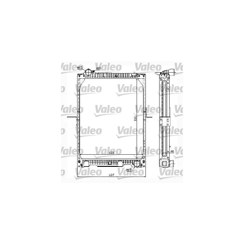Radiateur, refroidissement du moteur VALEO 732987