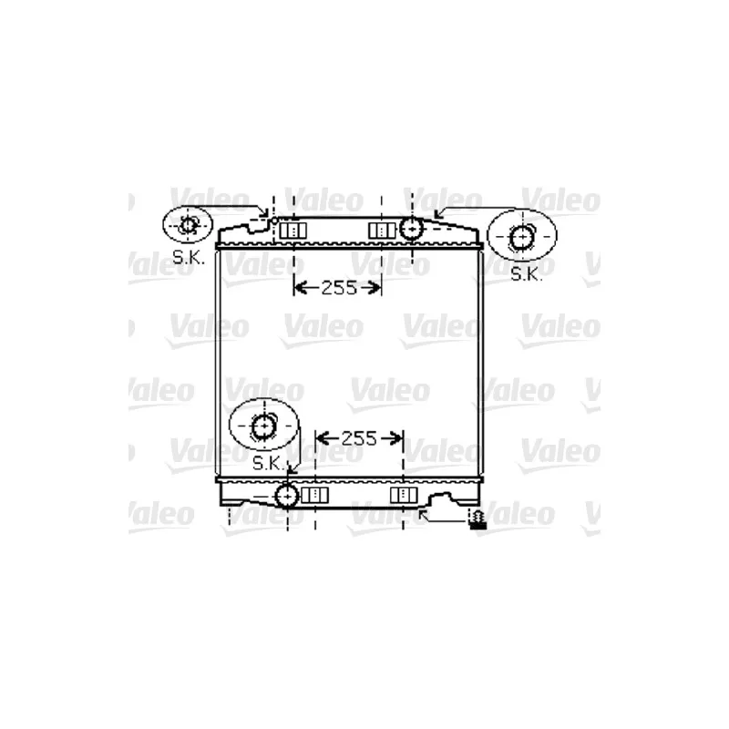 Radiateur, refroidissement du moteur VALEO 733411