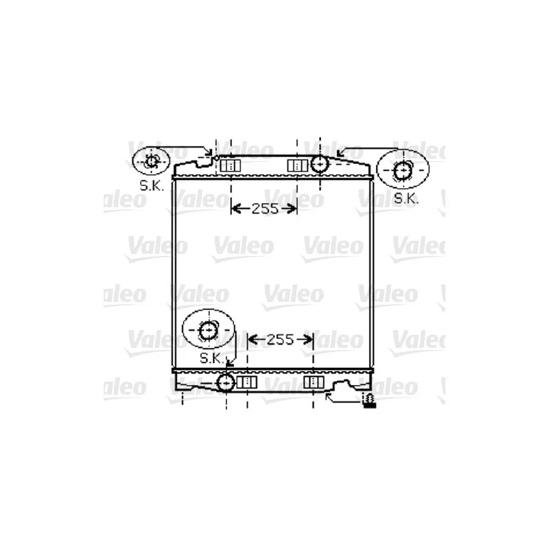 Radiateur, refroidissement du moteur VALEO 733410