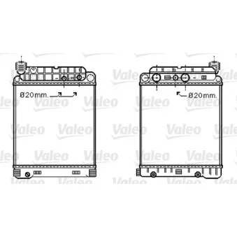 Radiateur, refroidissement du moteur VALEO