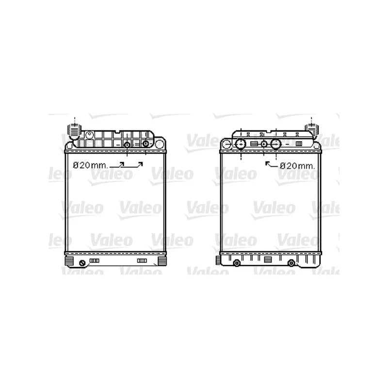 Radiateur, refroidissement du moteur VALEO 733416