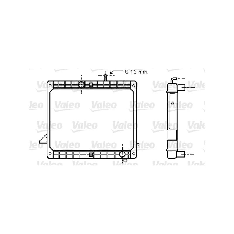 Radiateur, refroidissement du moteur VALEO 733421