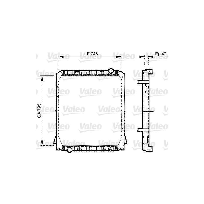 Radiateur, refroidissement du moteur VALEO 733487